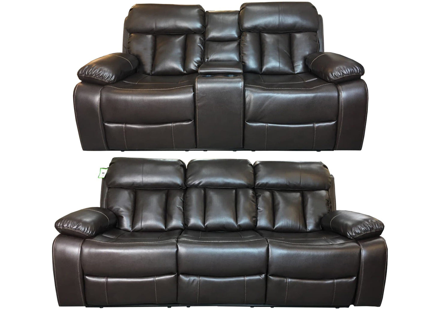 Vancouver Leather Sofa Brown