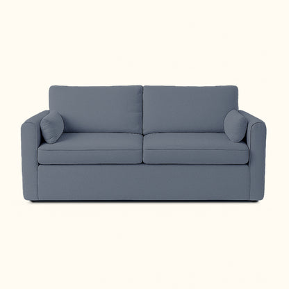 Blue sofa on a white background