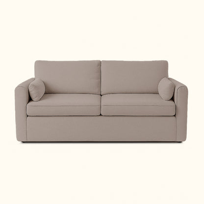 sand color sofa on a white background