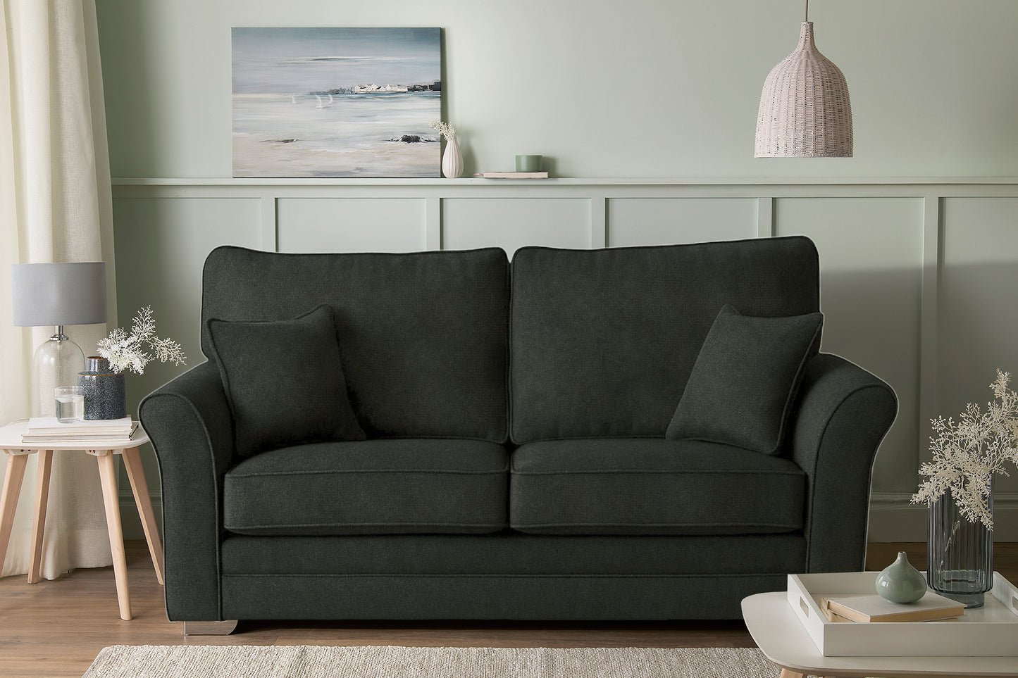 Kelly 3-Seater Fabric Sofa Bed