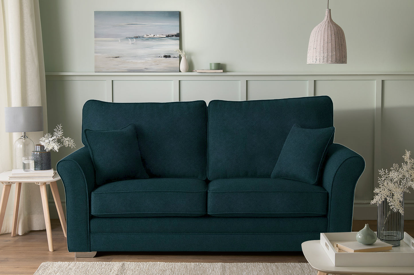 Kelly 3-Seater Fabric Sofa Bed