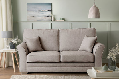 Kelly 3-Seater Fabric Sofa Bed