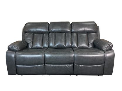 Vancouver Leather Sofa Grey