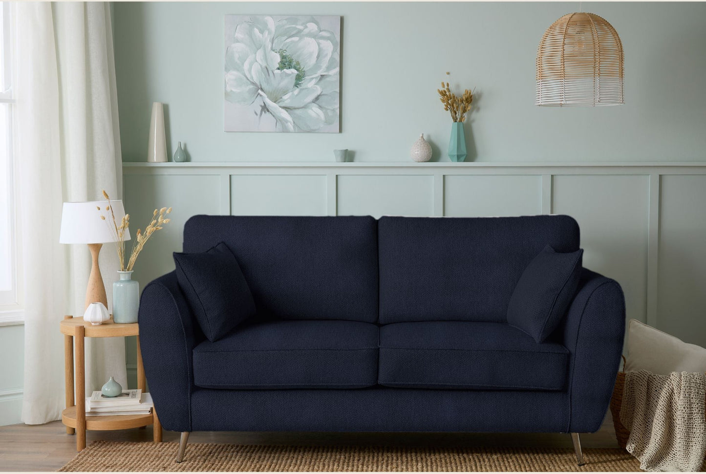 Sophie 3-Seater Fabric Sofa