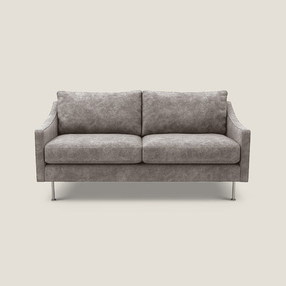 ash color sofa on a light beige background