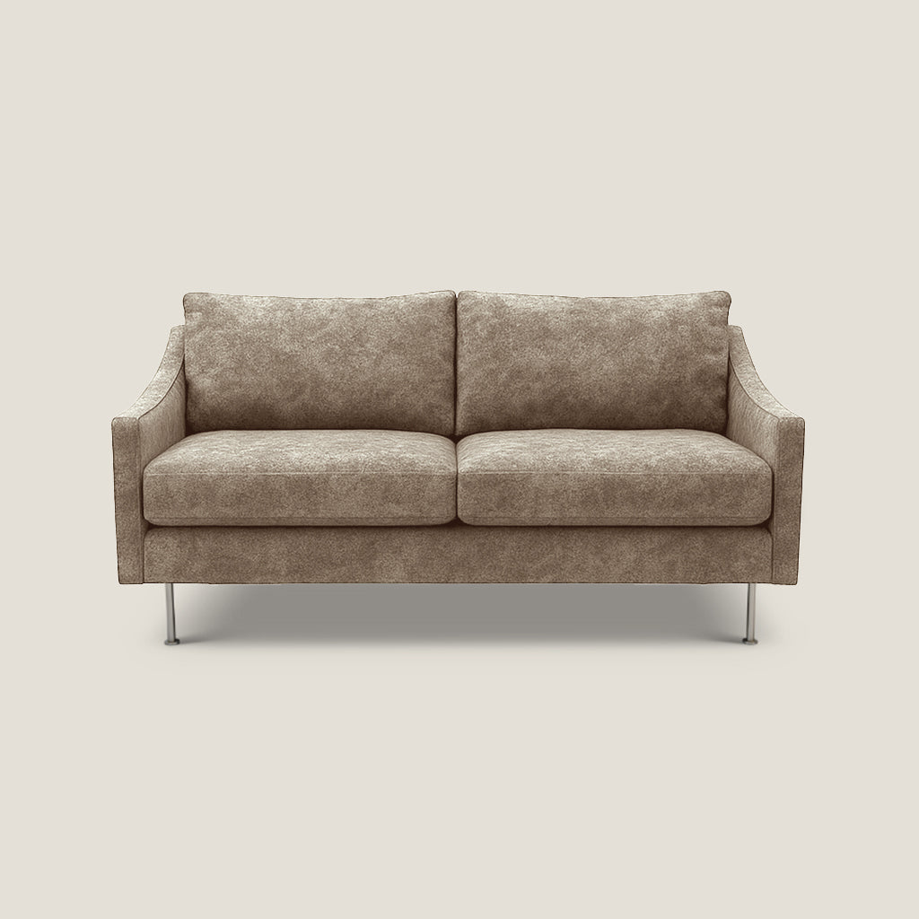 Beige sofa on a light beige background