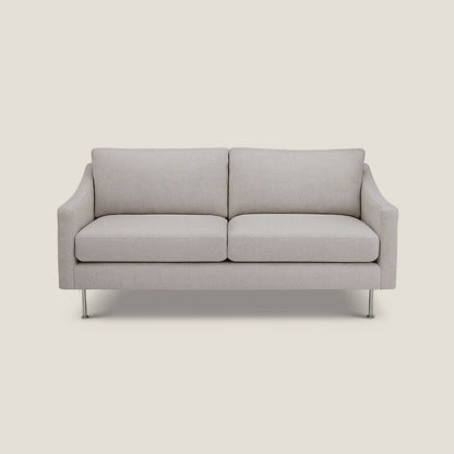 Gray sofa on a light beige background