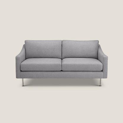 Gray sofa on a light beige background
