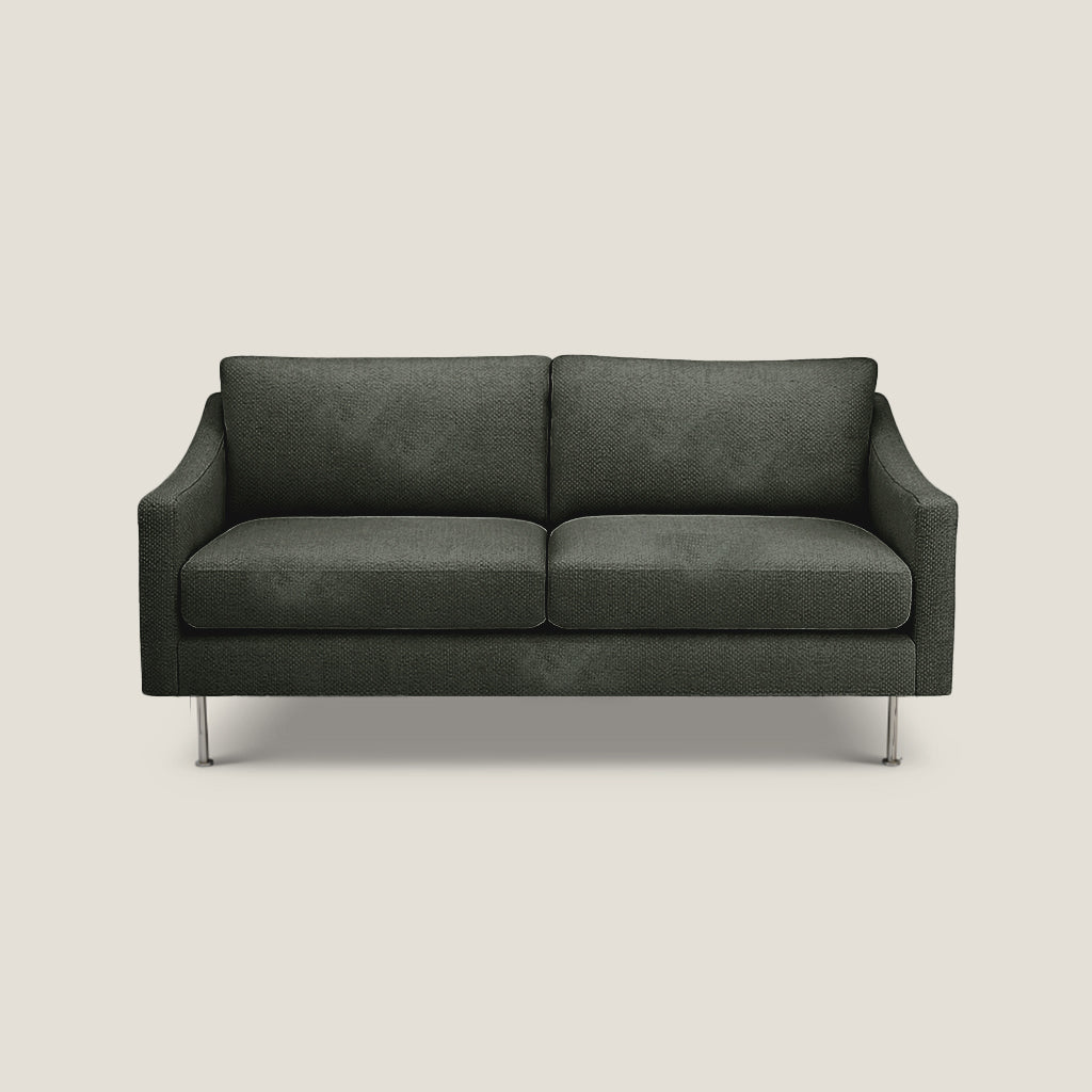 Gray sofa on a light gray background