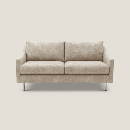 Beige sofa on a light beige background
