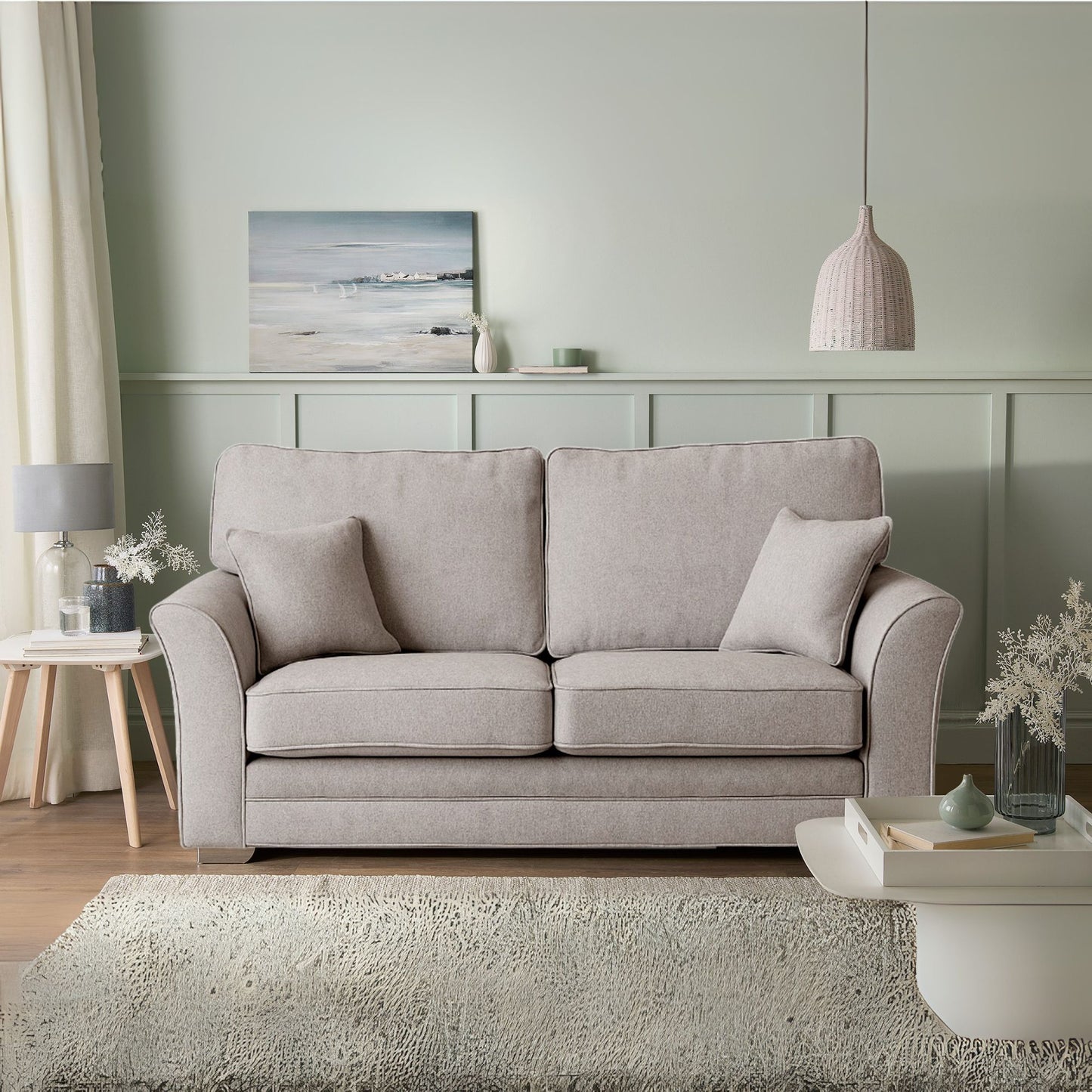 Kelly 3-Seater Fabric Sofa Bed