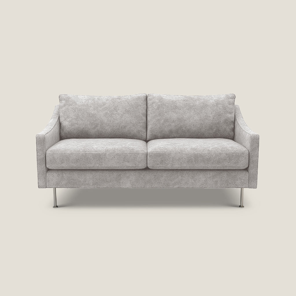 Gray sofa on a light gray background