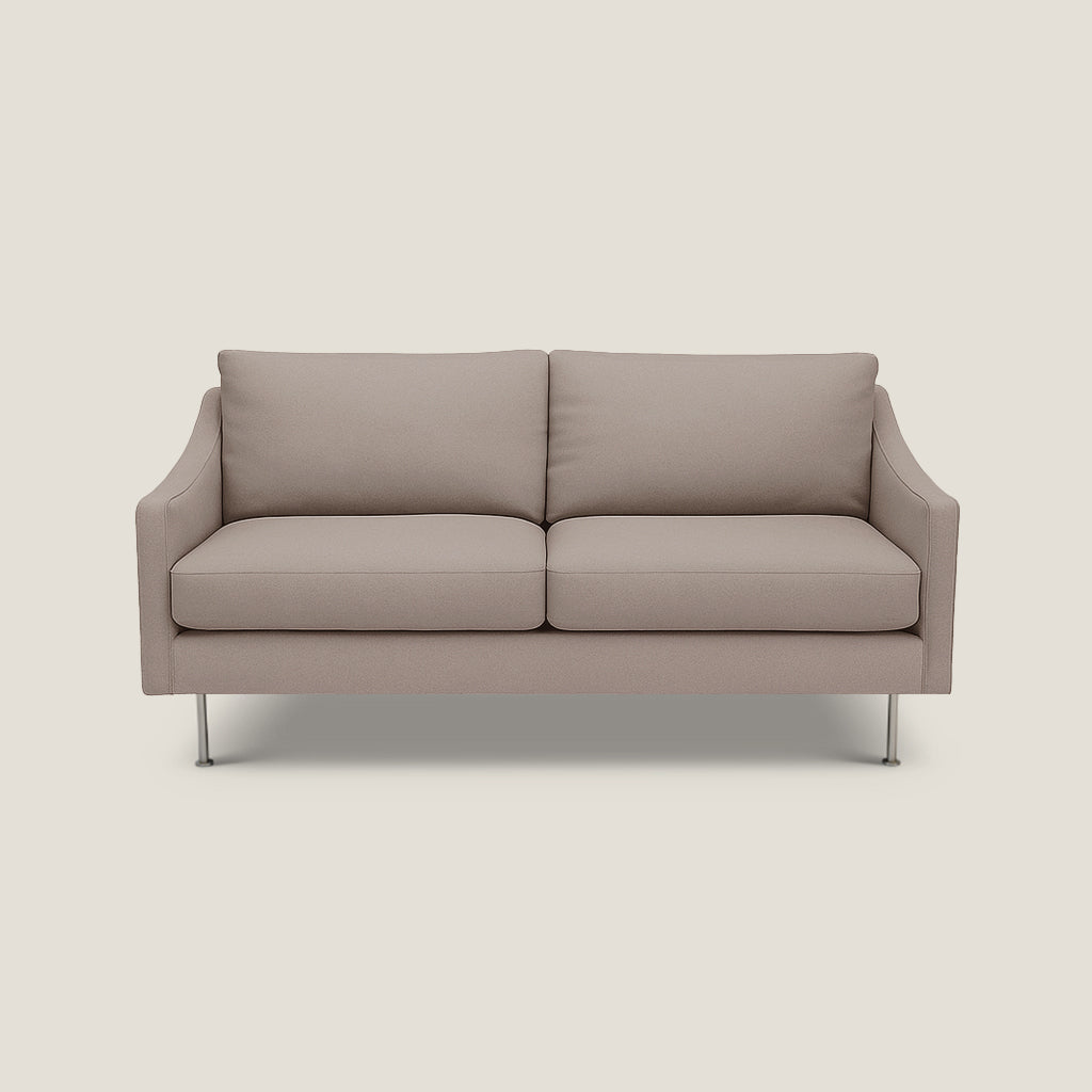 Beige sofa on a light beige background